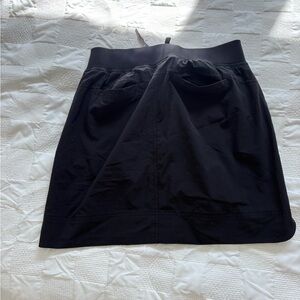 Athleta Black Women's Skirt with Elastic Waistband